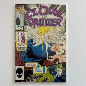 Marvel Cloak and Dagger 11 Final Issue 25th Anniversary March 1987 Copper Age